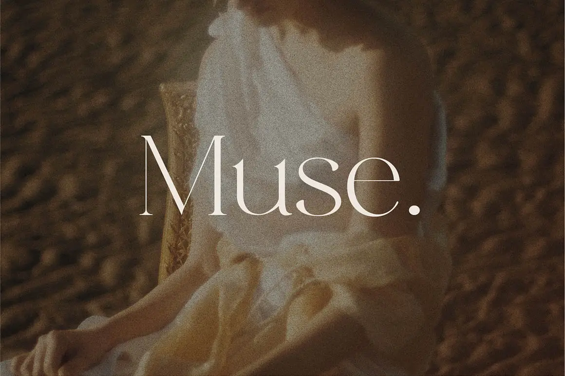 Muse – Chic Display Serif Wedding Invitation Fonts