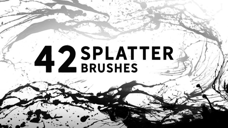 free splatter brushes procreate
