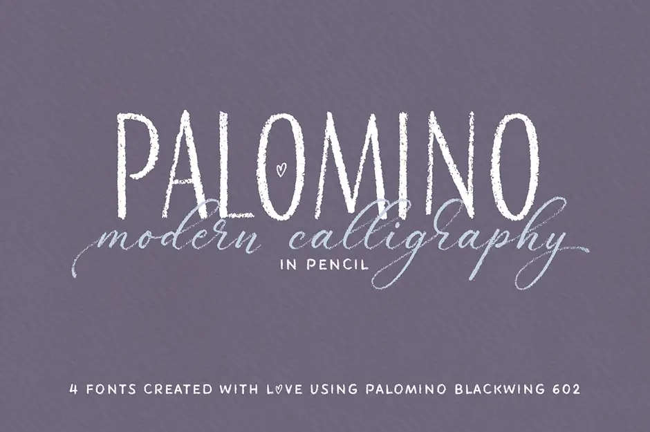 Palomino Font Family Wedding Invitation Font