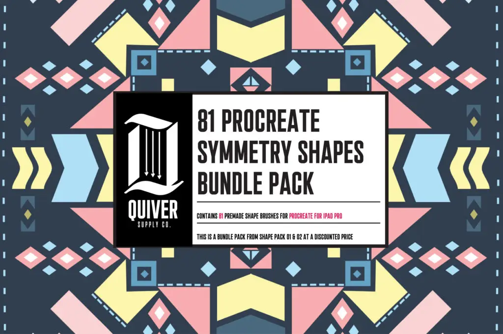 81 Shapes Brush Collection For Procreate