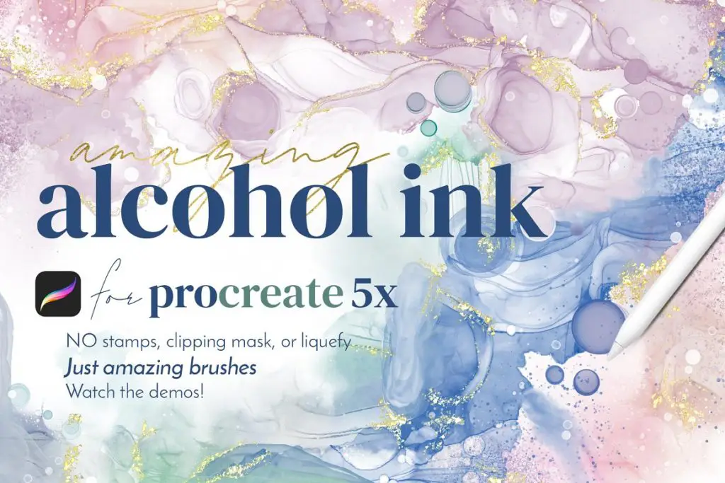 Amazing Alcohol Ink for Procreate