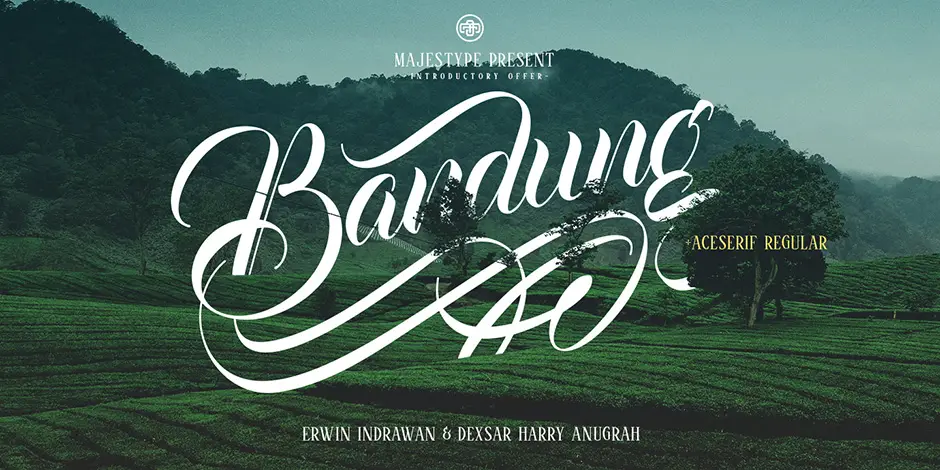 Bandung and Aceserif Typefaces