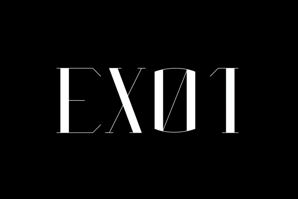 EX01 - A modern tattoo font