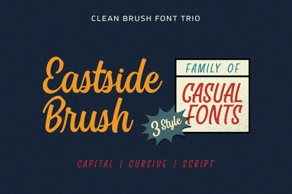 Eastside Brush Fonts