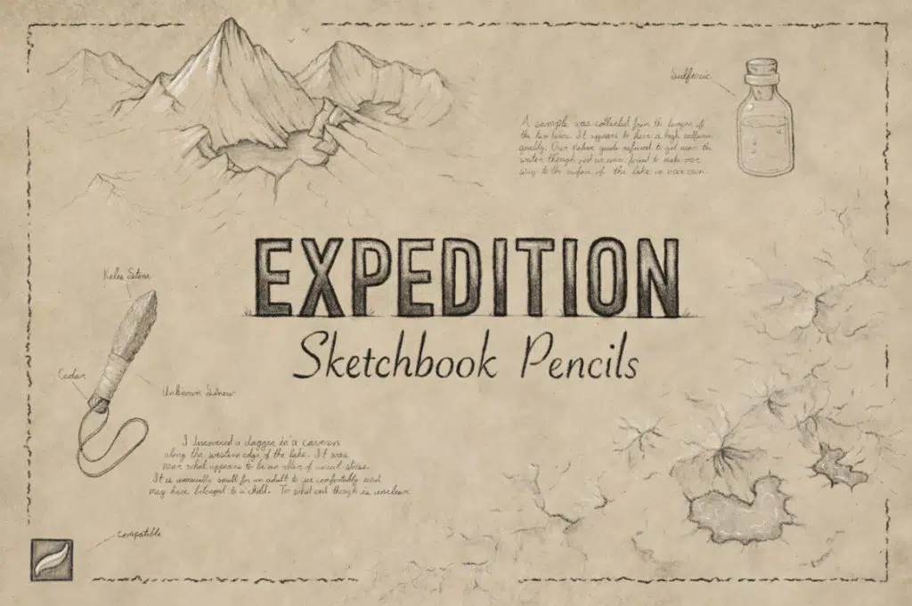 Expedition Sketchbook Pencils for Procreate