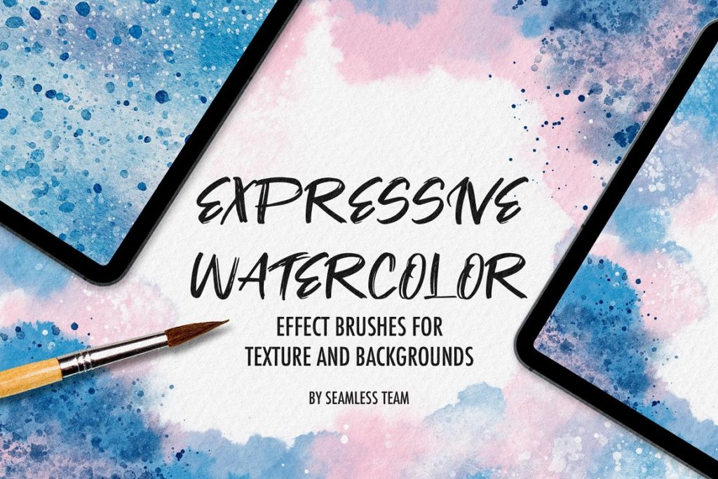 Expressive Watercolor For Procreate