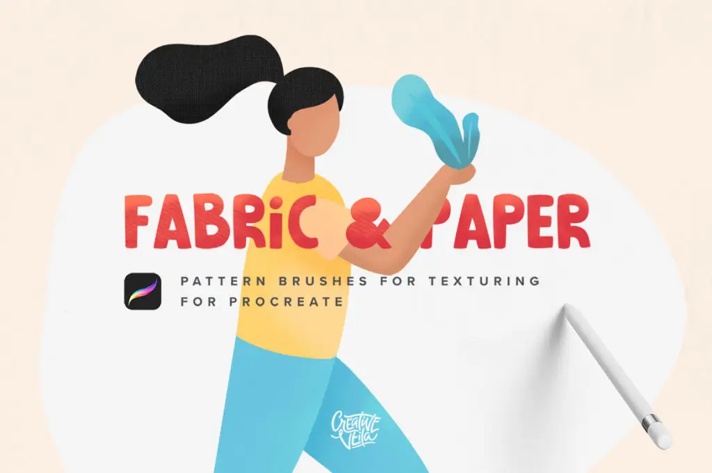 Fabric And Paper Procreate Brushes