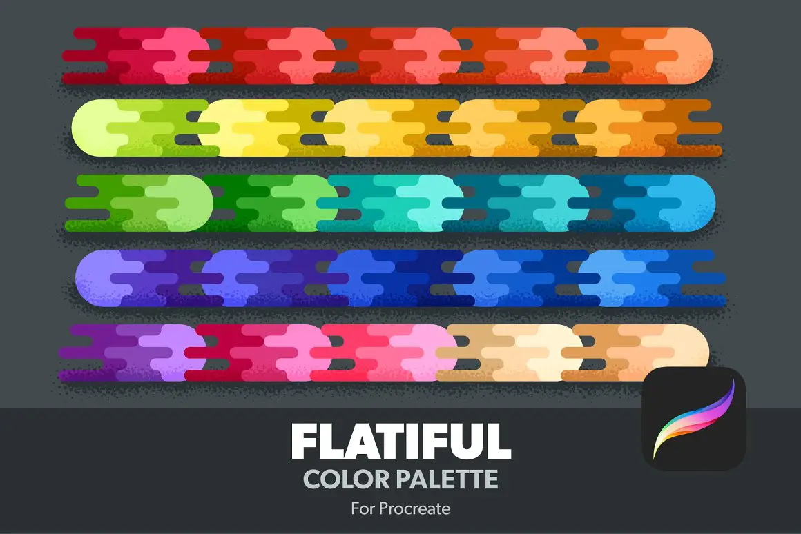 Flatiful- Procreate Color Palette