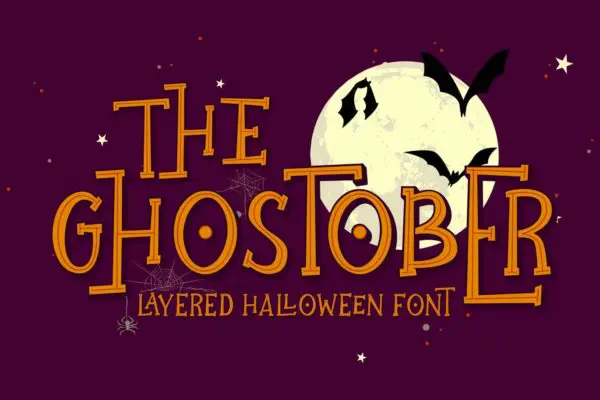 Ghostober | Halloween Layered Font