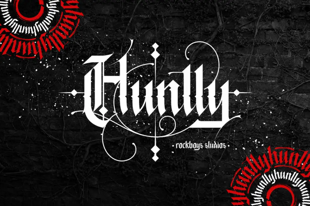 Huntly – Blackletter Font