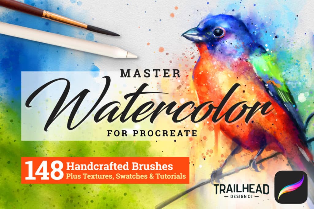 Master Water Color Procreate Brushes