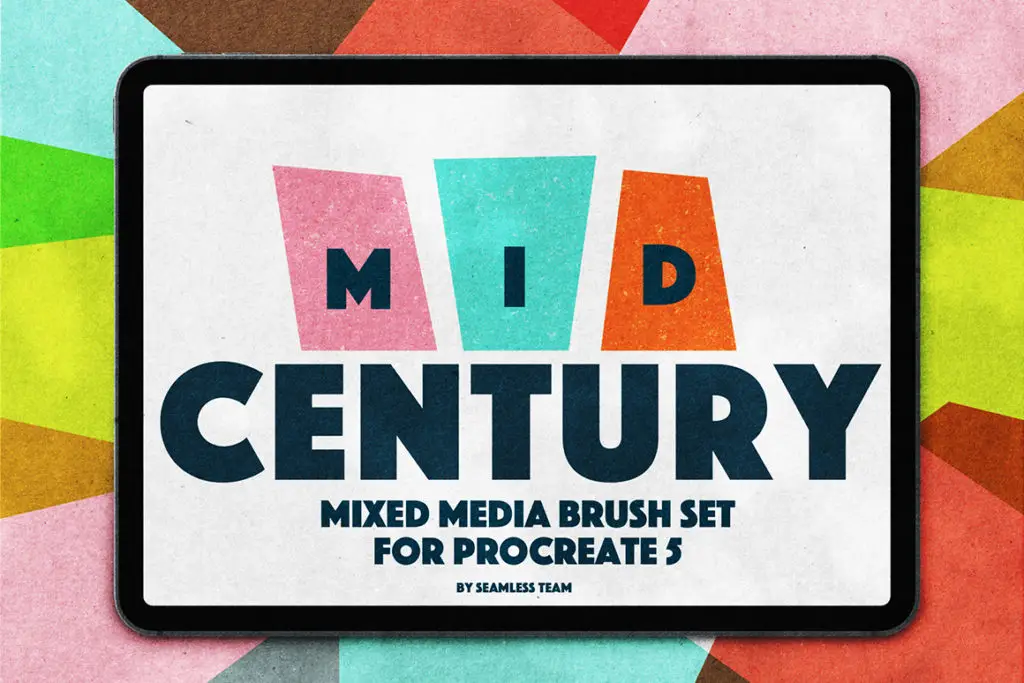 Mid Century Brushes for Procreate 5