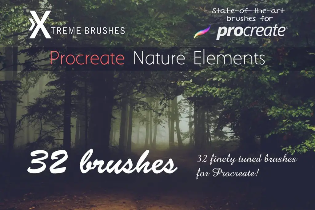 Procreate Nature Elements Brushes