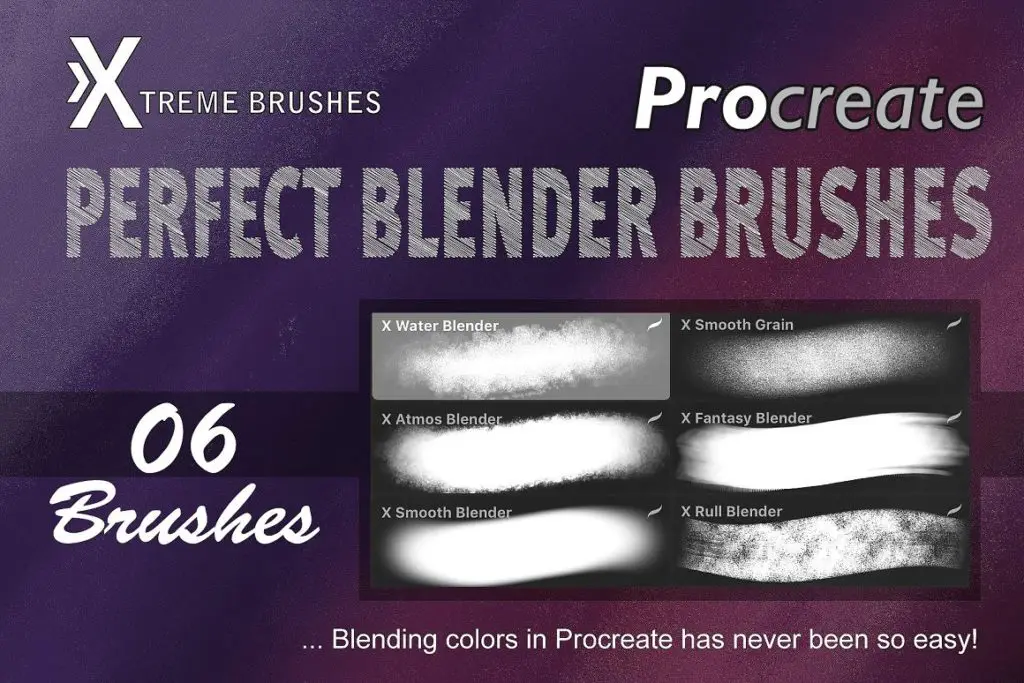 Procreate Perfect Blenders Brushes