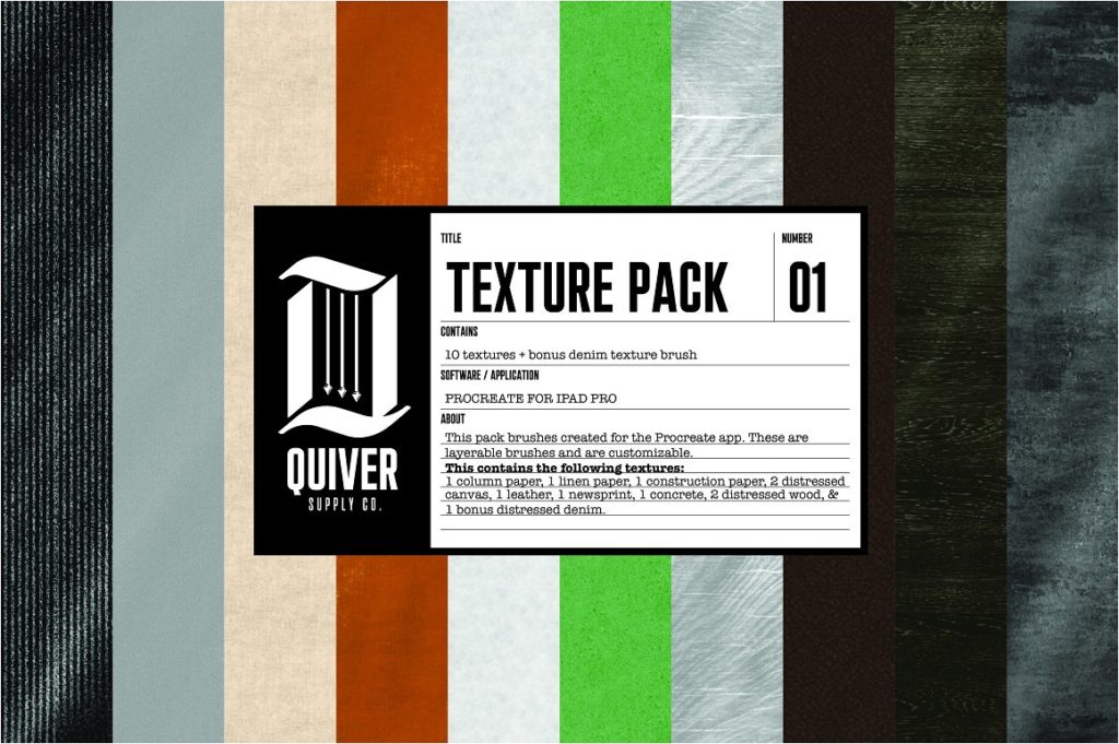 Procreate Texture Brush Pack 01
