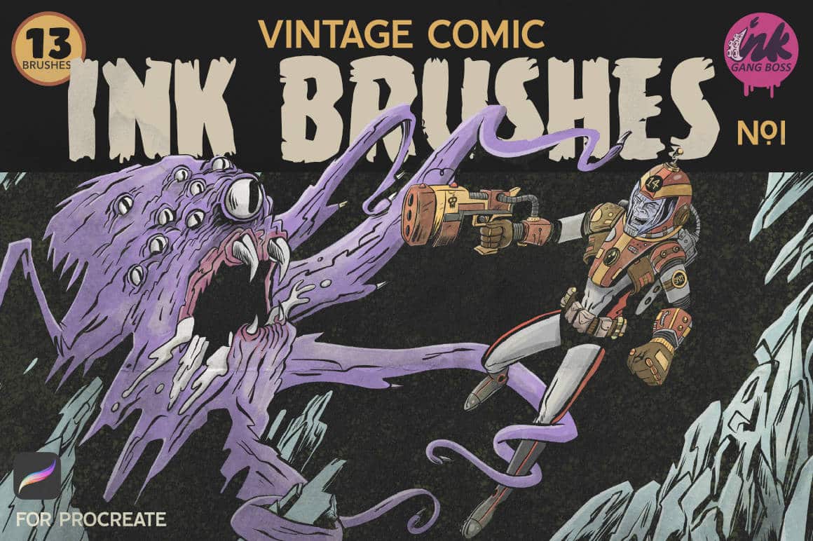 15+ Best Comic Brushes for Procreate (Free & Premium)
