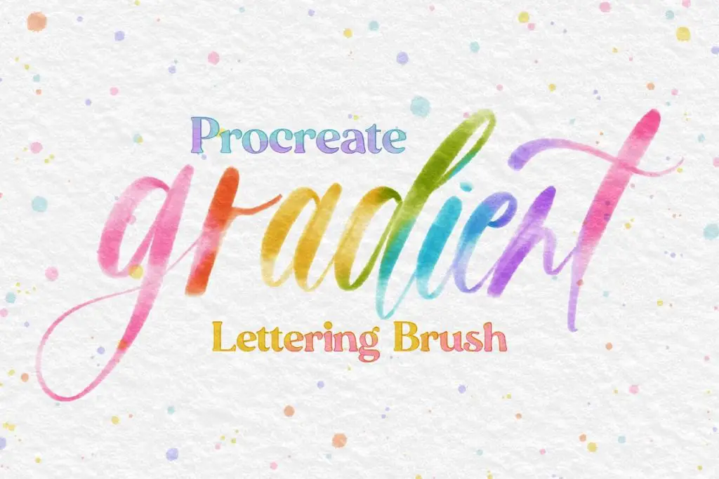 Procreate Watercolor Gradient Brush