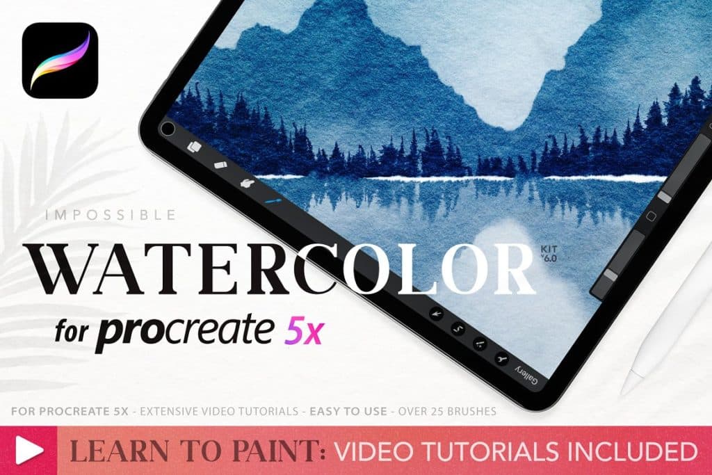 Procreate Watercolor Kit