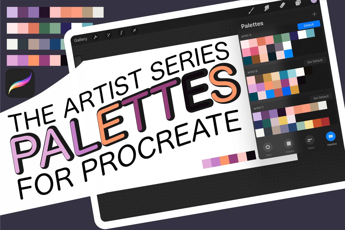 procreate palette download free