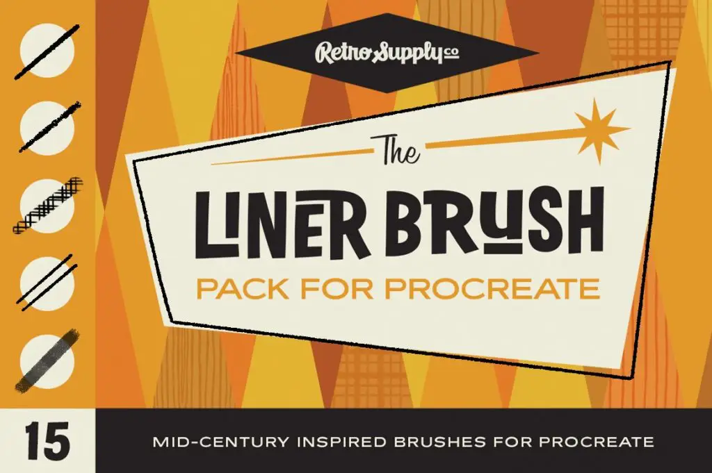 The Liner Brush Pack for Procreate