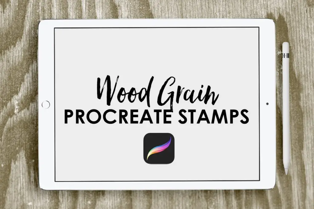 Wood Grain Stamps for Procreate