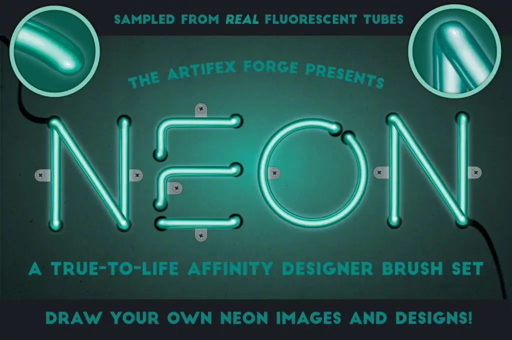 Neon Affinity Brushes - 