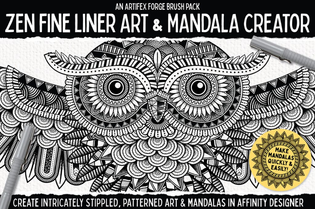 Zen Fine Liner Art & Mandala Creator – Affinity 