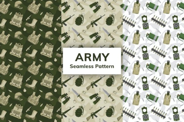 Army Seamless Pattern