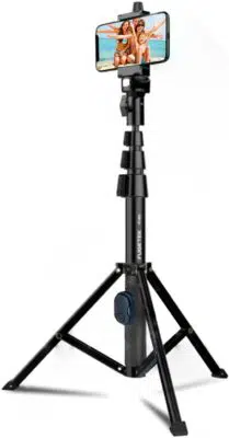 Fugetek 51-inch Professional Selfie Stick and Tripod for Phone