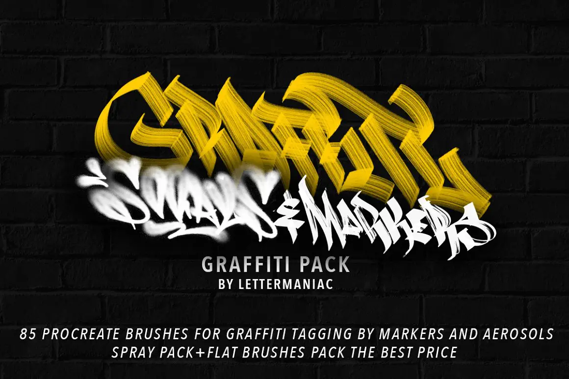 Graffiti BrushPack For Procreate