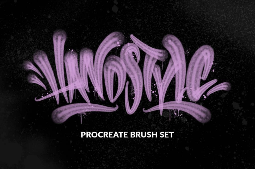 Handstyle Graffiti Procreate Brush Set
