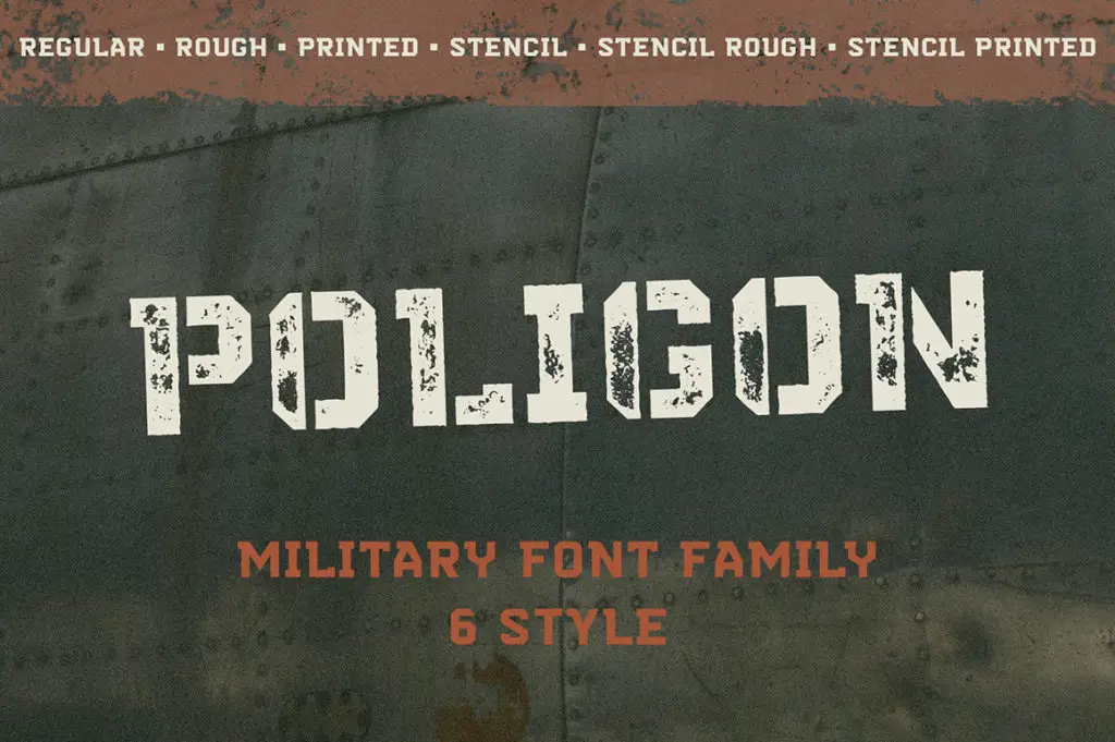 Poligon – Military Font