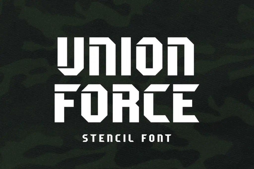 Union Force - Stencil Display
