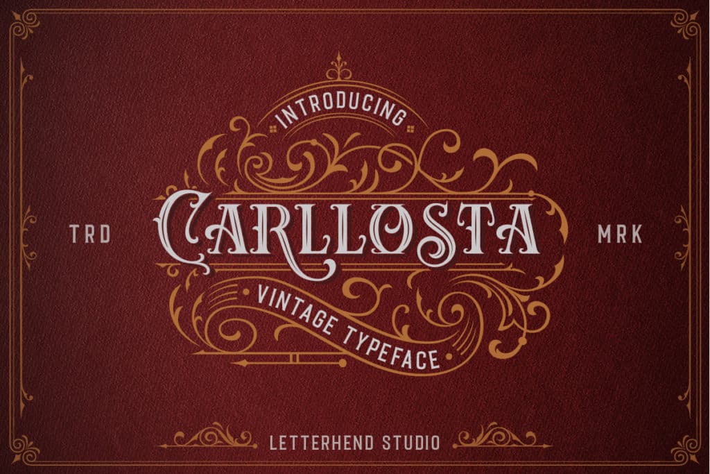Carllosta – Layered Font