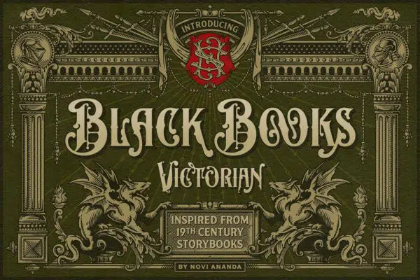 NS Blackbooks Victorian Font
