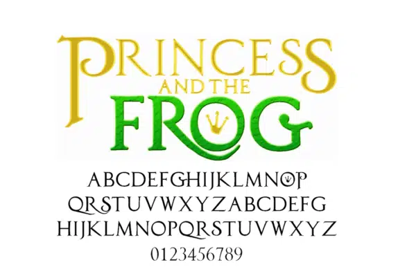 Princess and the Frog Font
