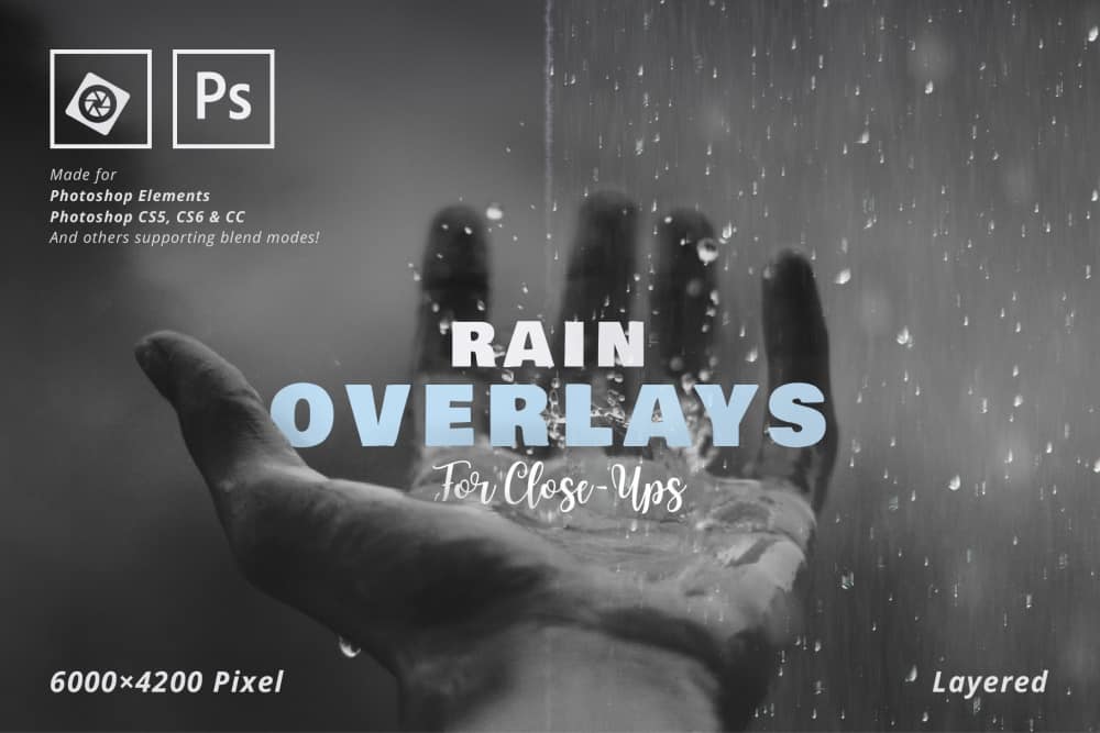 Rain Overlay for Close-Ups