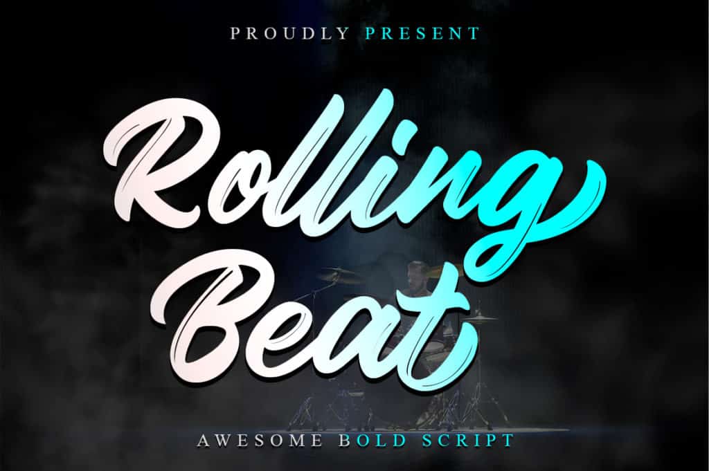 Rolling Beat – Modern Bold Script