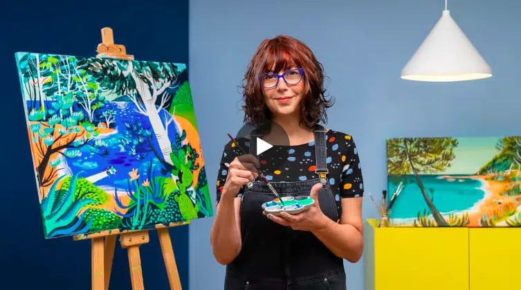 Painting Nature with Acrylic: From Sketchbook to Canvas