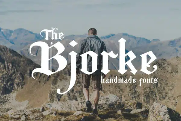The Bjorke Handmade Fonts