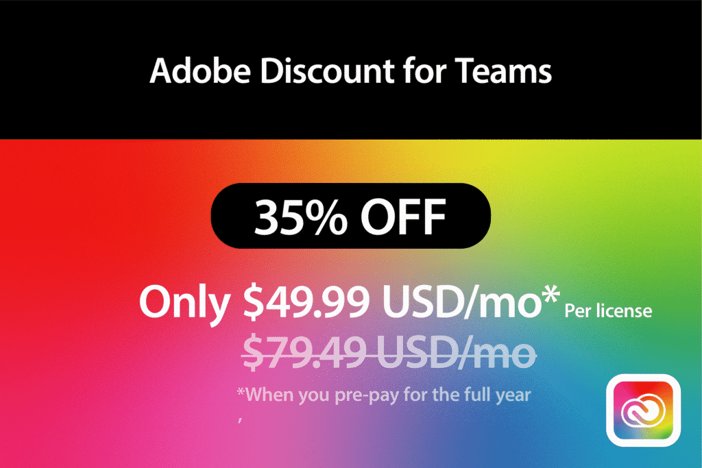 Adobe Discount for Teams