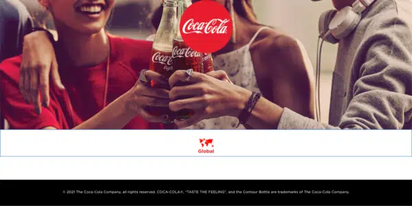 The Coca-Cola trademark logo