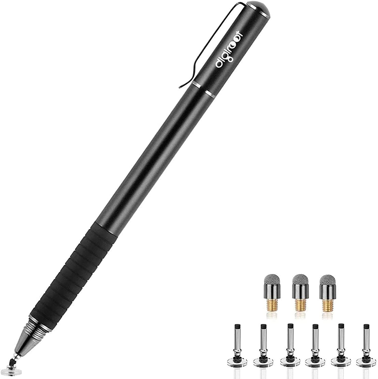 Digiroot 4-Pack Stylus Pens High Sensitivity & Precision Capacitive Stylus for iPhone/ iPad Pro/ Tablets/ Samsung/ Galaxy/ PC Stylus for Touch Screens 