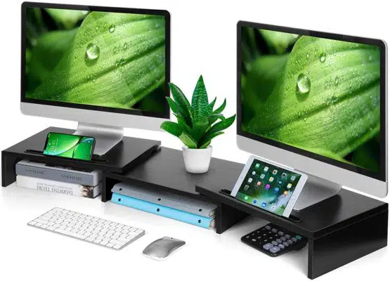 s in-house Dual Monitor Stand falls under $30, now within