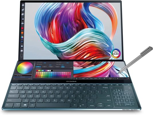 ASUS ZenBook Pro Duo UX581 - Best Laptops for Digital Art