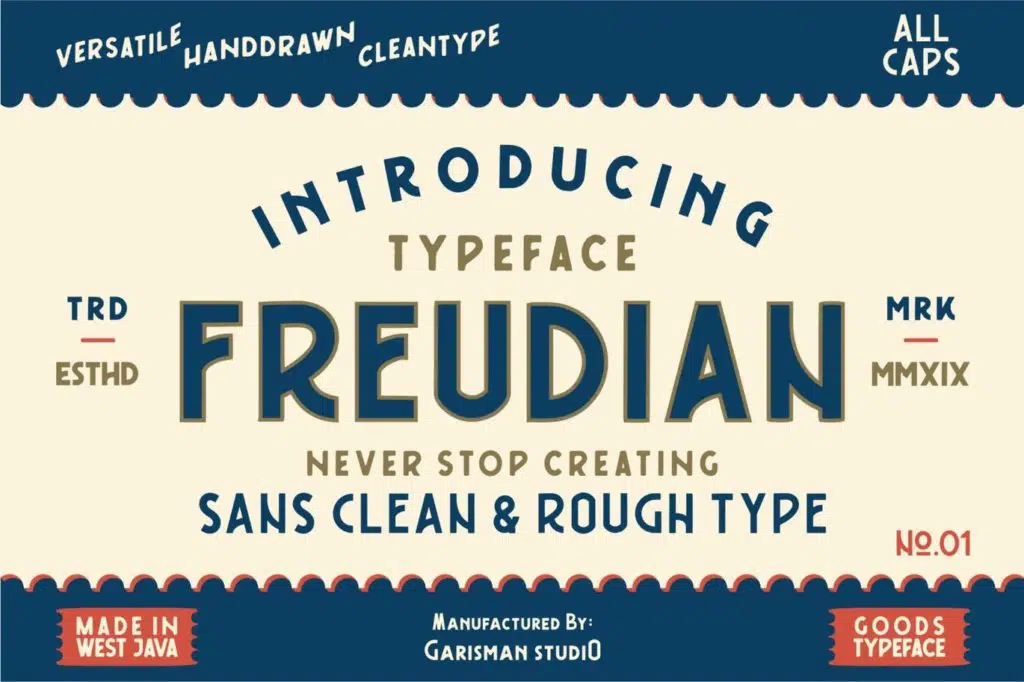 Freudian - Retro Typeface