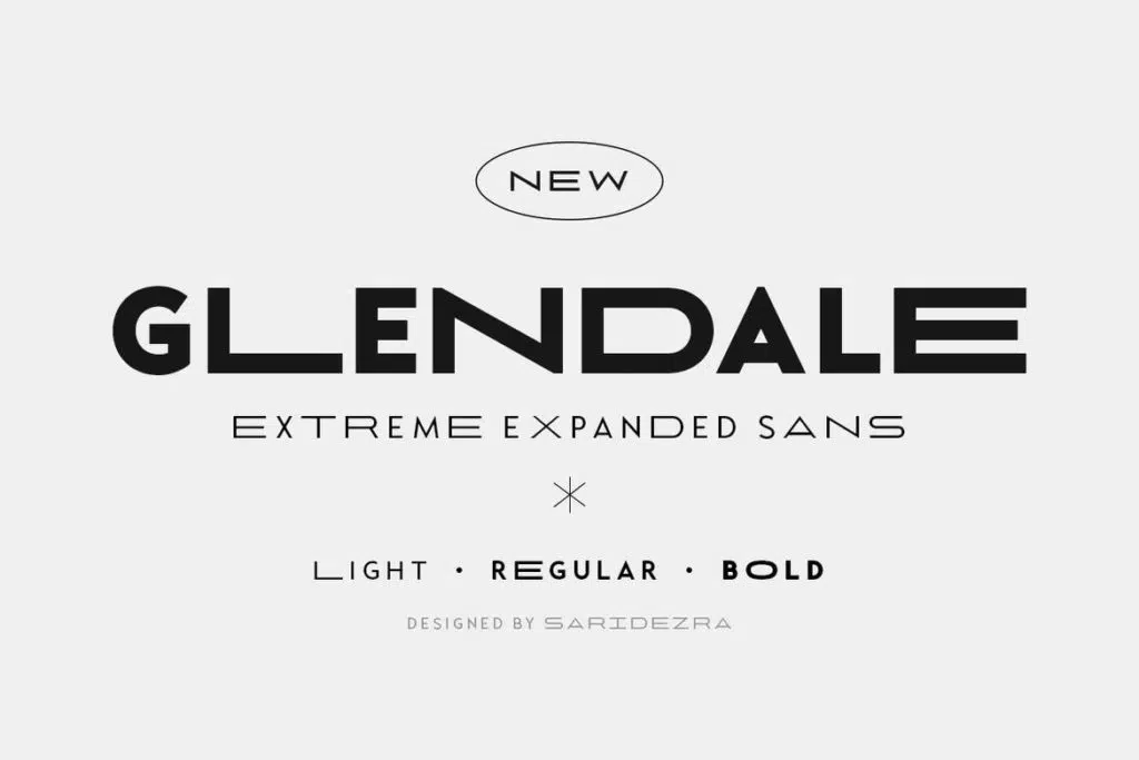 Glendale - Extreme Expanded Sans