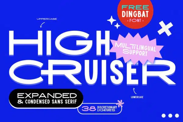 High Cruiser | Modern & Bold Sans