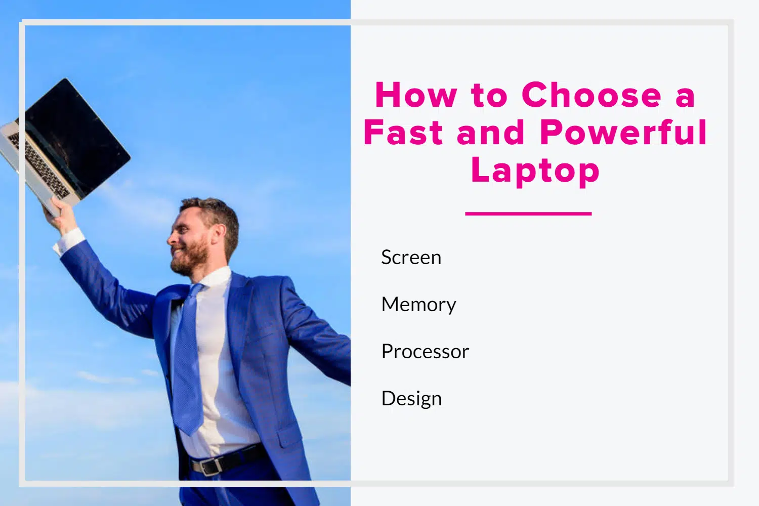 How to Choose a Fast and Powerful Laptop 
