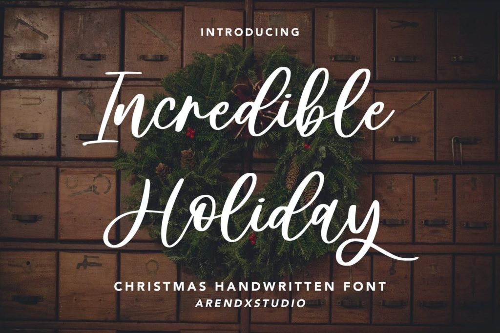 Incredible Holiday - Christmas Handwritten Font